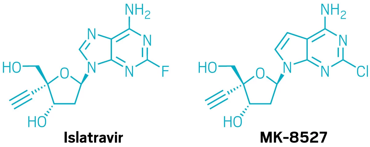 Merck tiết lộ cấu trúc của ứng cử viên PrEP HIV đường uống hàng tháng MK-8527...